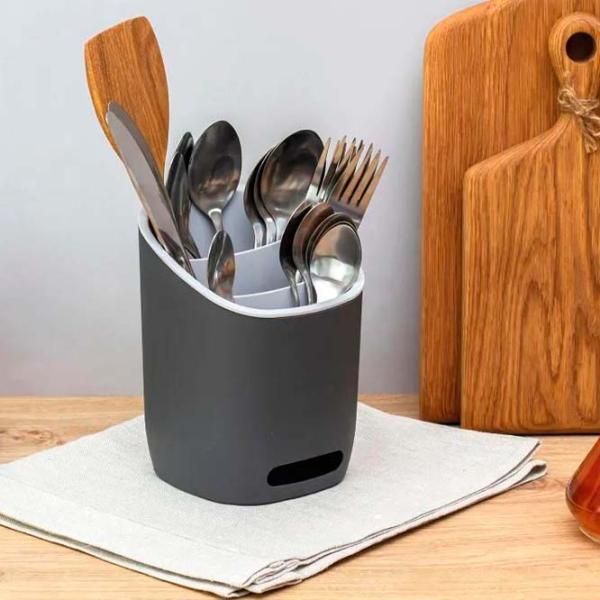 Uscător pentru tacâmuri Idea М1159 Gray / Plastic photo 3