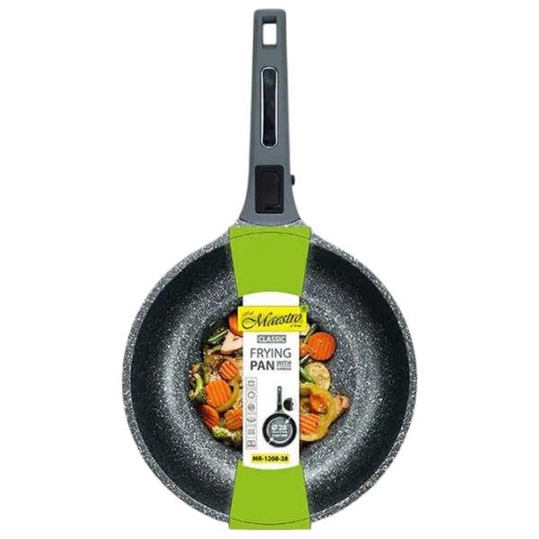 Tigaie Maestro MR-1208-22 Universală / 22 cm / Gray photo 3 Tigaie Maestro MR-1208-22 Universală / 22 cm / Gray photo 3