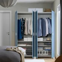 Dulap Ikea Platsa/Sannidal 160 x 57 x 191 / DSP / Alb photo 3