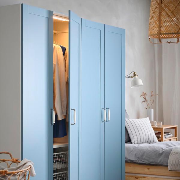 Dulap Ikea Platsa/Sannidal 160 x 57 x 191 / DSP / Alb photo 5