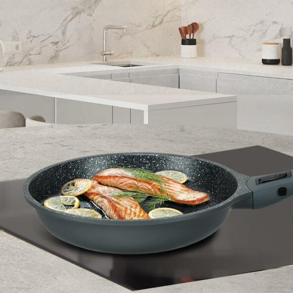 Сковорода Maestro MR-1208-26 Универсальная / 26 см / Серый photo 4 Сковорода Maestro MR-1208-26 Универсальная / 26 см / Серый photo 4