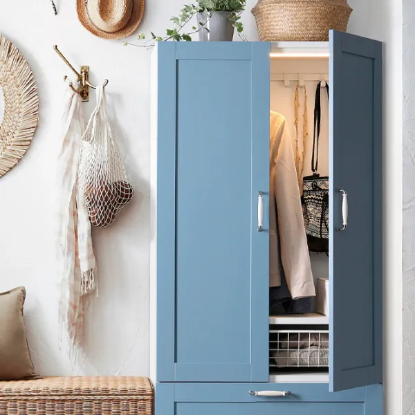 Шкаф Ikea Platsa/Sannidal 80 x 42см x 173 / МДФ / Белый photo 3