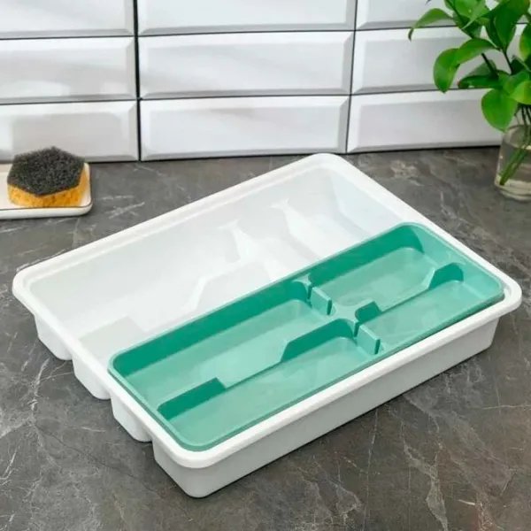 Uscător pentru tacâmuri Idea М1146-Л White / Plastic photo 3