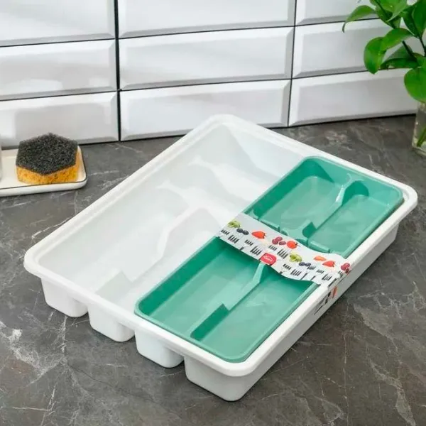 Uscător pentru tacâmuri Idea М1146-Л White / Plastic photo 6