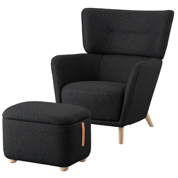Fotoliu Ikea Oskarshamn Beige Black photo 1 Fotoliu Ikea Oskarshamn Beige Black photo 1