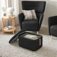 Fotoliu Ikea Oskarshamn Beige Black photo 2