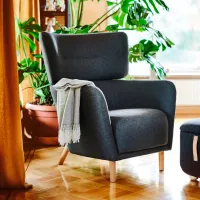 Fotoliu Ikea Oskarshamn Beige Black photo 3