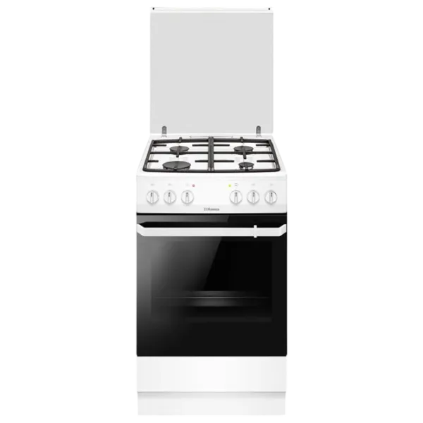 Aragaz Hansa FCMW580577 Pe gaz/ White/ Black photo 1