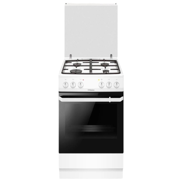 Aragaz Hansa FCMW580577 Pe gaz/ White/ Black photo 1