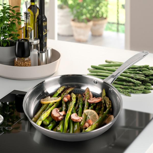 Сковорода Maestro MR-1224-26 Универсальная / 26 см / Серебряный photo 7 Сковорода Maestro MR-1224-26 Универсальная / 26 см / Серебряный photo 7