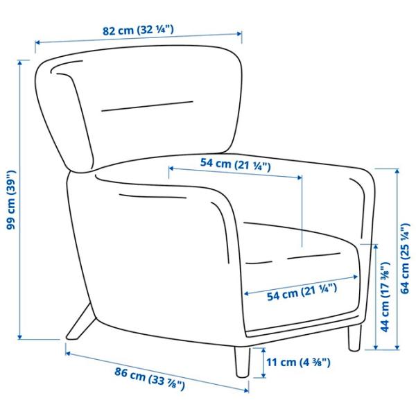 Fotoliu Ikea Oskarshamn/Tibbleby Beige Gray photo 6 Fotoliu Ikea Oskarshamn/Tibbleby Beige Gray photo 6