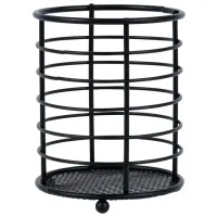 Uscător pentru tacâmuri Axentia Black Line Black / Metal