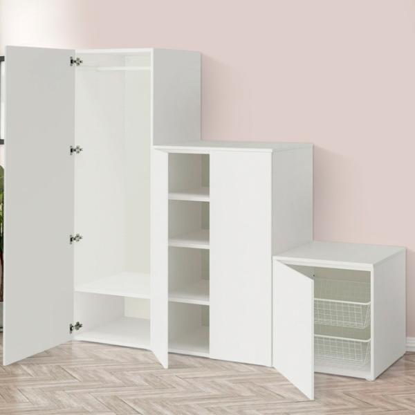 Шкаф Ikea Platsa/Fonnes 200 x 57.1см x 181.1 / ДСП / Белый photo 4
