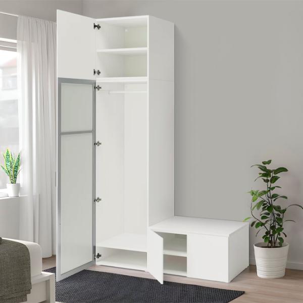 Dulap Ikea Platsa/Straumen/Fonner 140 x 57 x 241 / DSP / Alb photo 4