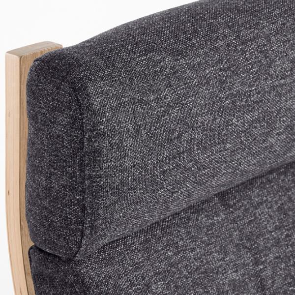 Кресло Ikea Poang/Gunnared Beige Серый photo 5 Кресло Ikea Poang/Gunnared Beige Серый photo 5