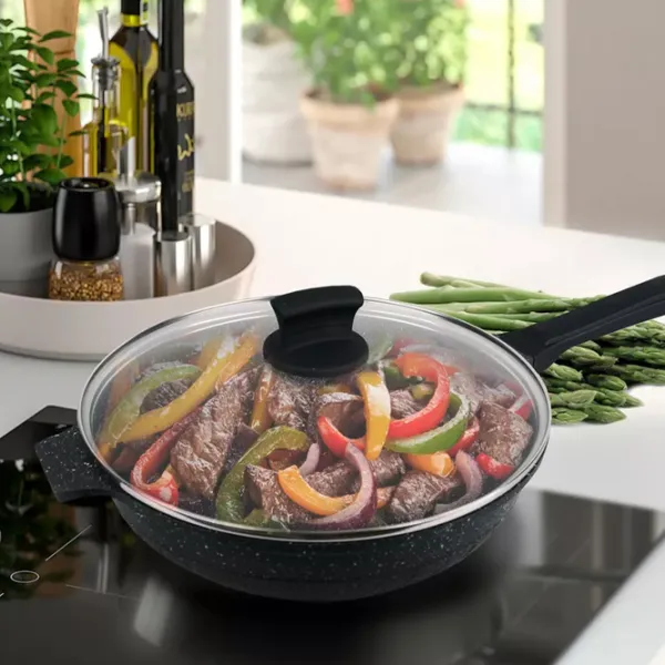 Tigaie Maestro MR-1226-28 Universală / 28 cm / Black photo 6 Tigaie Maestro MR-1226-28 Universală / 28 cm / Black photo 6