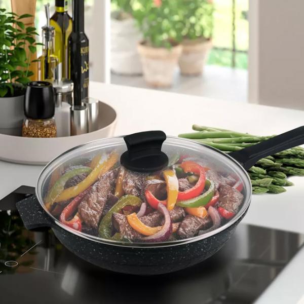 Tigaie Maestro MR-1226-28 Universală / 28 cm / Black photo 6 Tigaie Maestro MR-1226-28 Universală / 28 cm / Black photo 6