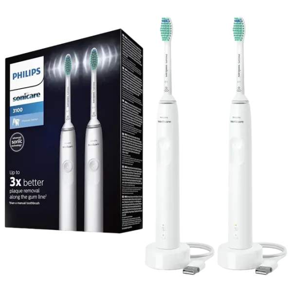 Зубная электрощетка Philips HX3675/13 Ультразвуковая / Белый photo 4 Зубная электрощетка Philips HX3675/13 Ультразвуковая / Белый photo 4