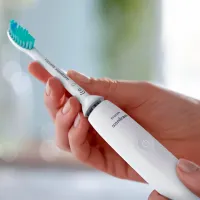 Periuță de dinți electrică Philips HX3675/13 Ultrasunete / White photo 6