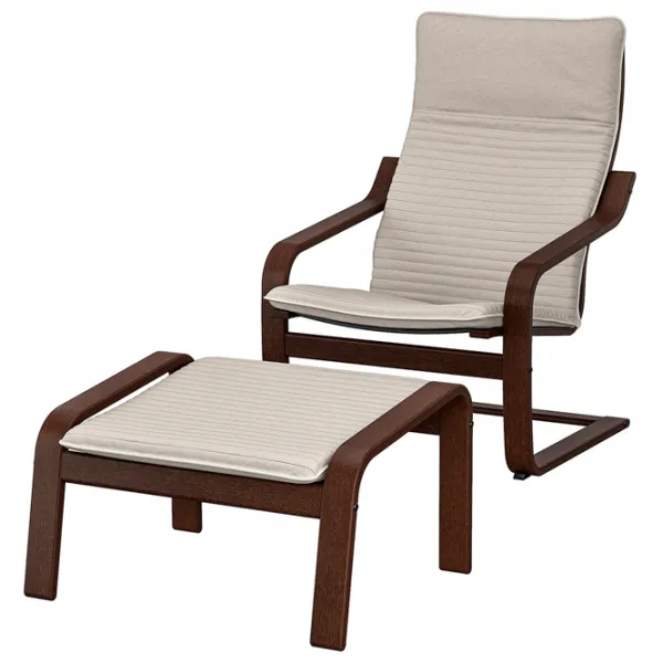 Fotoliu Ikea Poang/Knisa Brown Beige photo 1 Fotoliu Ikea Poang/Knisa Brown Beige photo 1