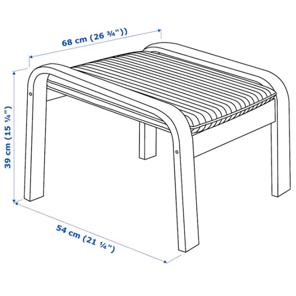 Fotoliu Ikea Poang/Knisa Brown Beige photo 8 Fotoliu Ikea Poang/Knisa Brown Beige photo 8