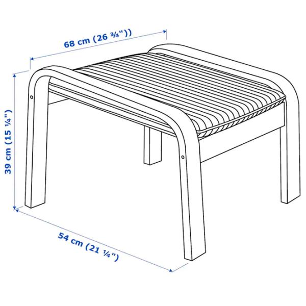 Fotoliu Ikea Poang/Knisa Brown Beige photo 8 Fotoliu Ikea Poang/Knisa Brown Beige photo 8