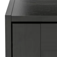 Шкаф Ikea Rakkestad 117 x 55см x 176 / ДСП / Чёрный photo 2