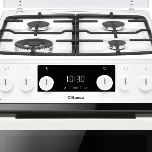 Aragaz Hansa FCMW58329 Pe gaz/ White/ Black photo 5