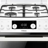 Плита Hansa FCMW58329 Газовая/ Белый/ Черный photo 5
