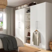 Шкаф Ikea Pax/Forsand 250 x 60см x 201.2 / ДСП / Белый photo 2