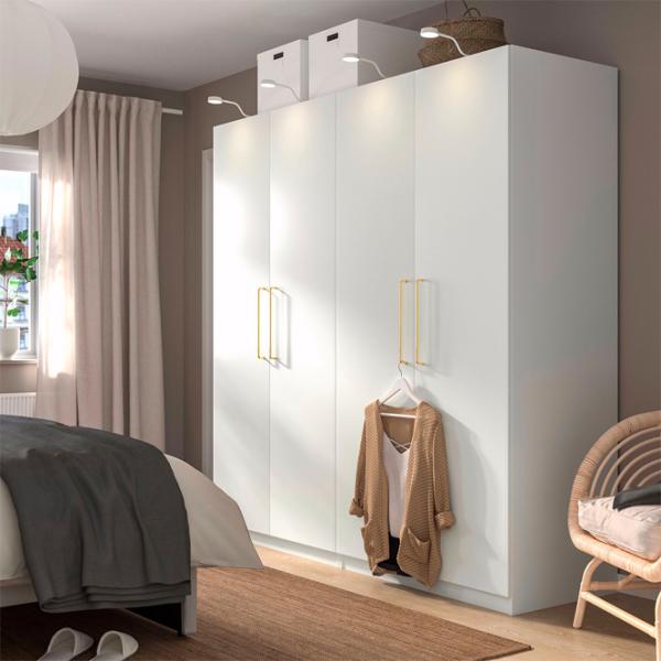 Dulap Ikea Pax/Forsand 200 x 60 x 201.2 / DSP / Alb photo 2