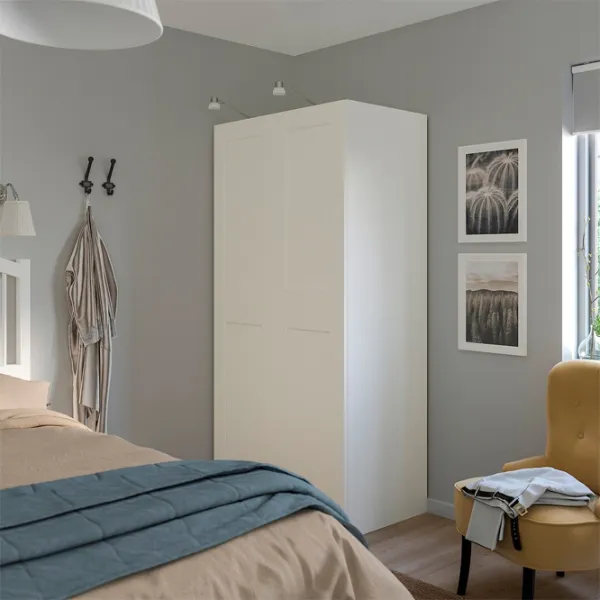 Dulap Ikea Pax/Grimo 100 x 60 x 236.4 / DSP / Alb photo 3