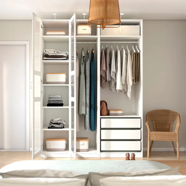 Dulap Ikea Pax/Tyssedal 175 x 58 x 236.4 / DSP / Alb photo 2 Dulap Ikea Pax/Tyssedal 175 x 58 x 236.4 / DSP / Alb photo 2