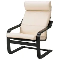 Fotoliu Ikea Poang/Glose Dark Brown Ecru photo 3