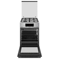 Aragaz Hansa FCMX59329 Pe gaz/ Inox/ Black photo 2