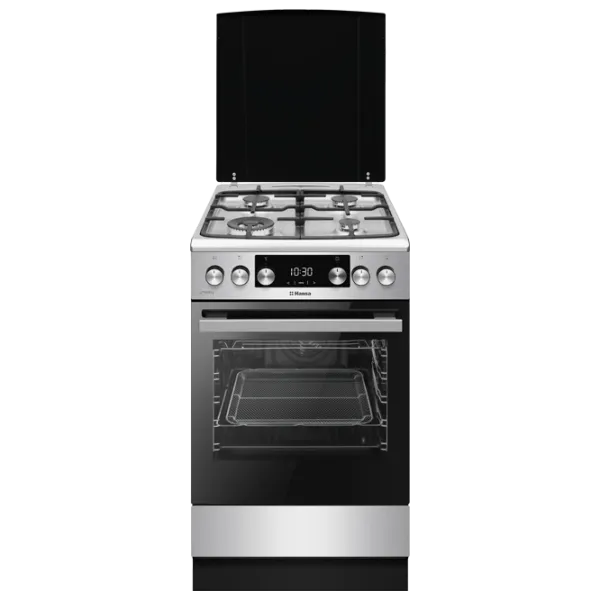 Aragaz Hansa FCMX583292 Pe gaz/ Inox/ Black photo 1