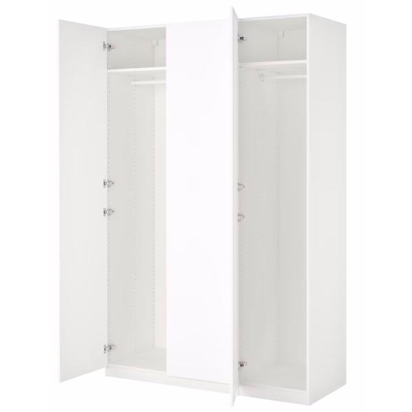 Шкаф Ikea Pax/Forsand 150 x 60см x 236.4 / ДСП / Белый photo 2