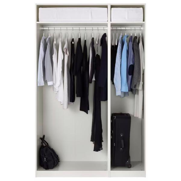 Шкаф Ikea Pax/Forsand 150 x 60см x 236.4 / ДСП / Белый photo 3