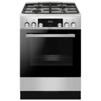 Плита Hansa FCMX69329 Газовая/ Нержавеющая сталь/ Черный