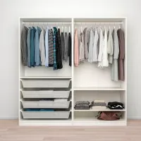 Dulap Ikea Pax/Fardal/Aheim 200 x 60 x 201.2 / DSP / Alb photo 6