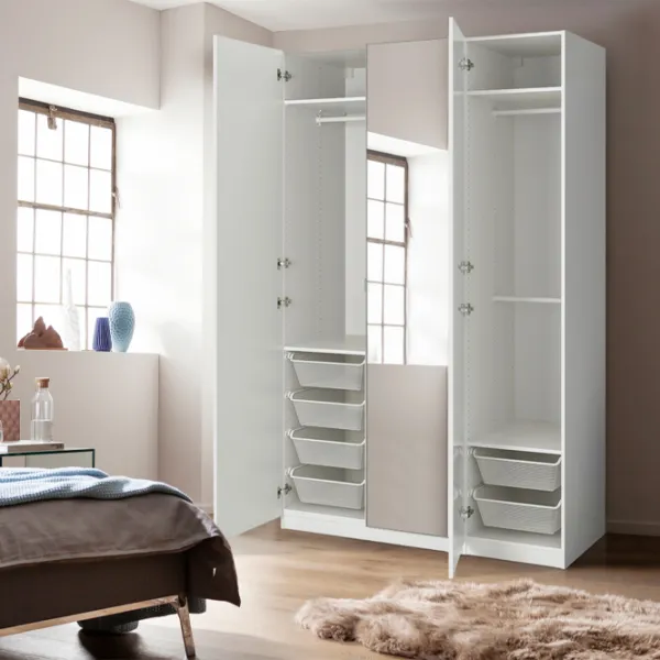 Dulap Ikea Pax/Fardal/Aheim 200 x 60 x 201.2 / DSP / Alb photo 3