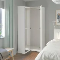 Шкаф Ikea Pax/Fardal/Aheim 110.5 x 87.9см x 201 / ДСП / Белый photo 2