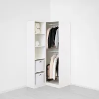 Шкаф Ikea Pax/Fardal/Aheim 110.5 x 87.9см x 201 / ДСП / Белый photo 3