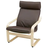 Fotoliu Ikea Poang/Glose Beige Brown photo 2