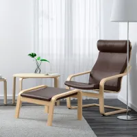 Fotoliu Ikea Poang/Glose Beige Brown photo 3