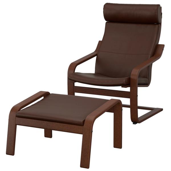 Fotoliu Ikea Poang/Glose Brown Brown photo 1 Fotoliu Ikea Poang/Glose Brown Brown photo 1