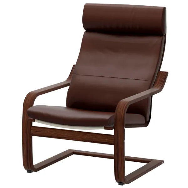 Fotoliu Ikea Poang/Glose Brown Brown photo 3 Fotoliu Ikea Poang/Glose Brown Brown photo 3