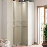 Шкаф Ikea Pax/Flisberget 160.3 x 87.9см x 236.4 / ДСП / Белый photo 2