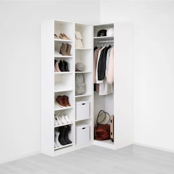 Dulap Ikea Pax/Flisberget 160.3 x 87.9 x 236.4 / DSP / Alb photo 3 Dulap Ikea Pax/Flisberget 160.3 x 87.9 x 236.4 / DSP / Alb photo 3