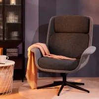 Fotoliu Ikea Aleby/Gunnared Black Dark Gray photo 2